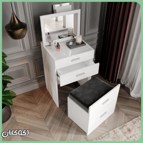 میز آرایش پاف دار دکوکاران مدل  MZ173