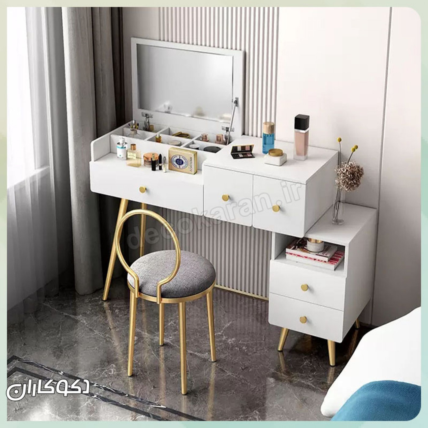 میز آرایش مدل MZ114 دکوکاران