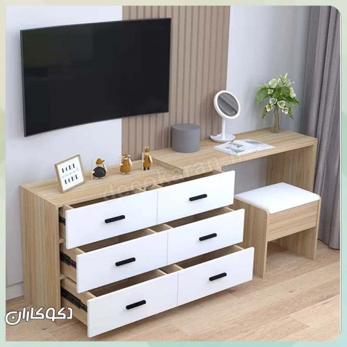 میز آرایش متحرک دکوکاران مدل MZ126