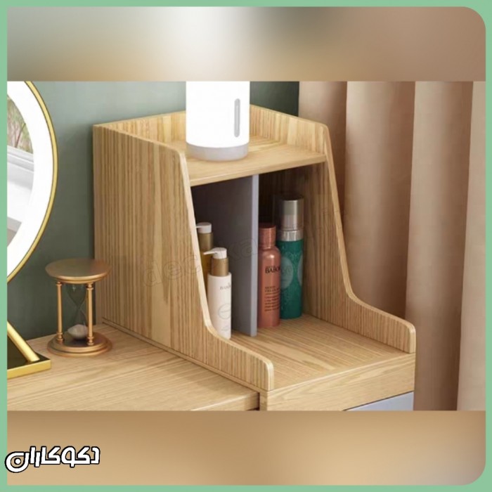 میز آرایش متحرک مدل mz145 دکوکاران با بدنه MDF ضد خش و قابل سفارشی‌سازی