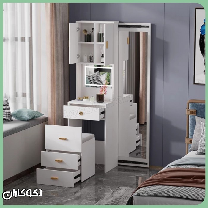 میز آرایش مدل mz147 دکوکاران – ترکیب کیفیت، کاربری و طراحی سفارشی
