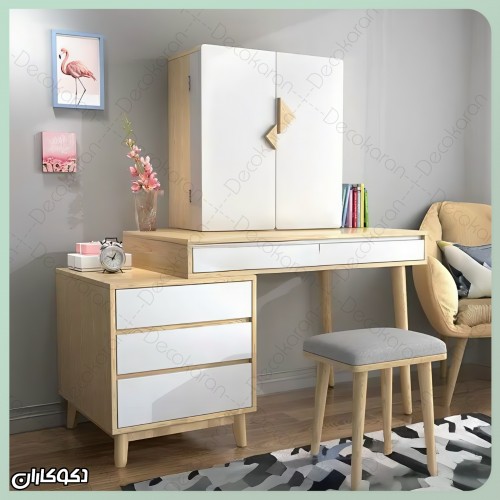 میز آرایش متحرک دکوکاران مدل MZ134	