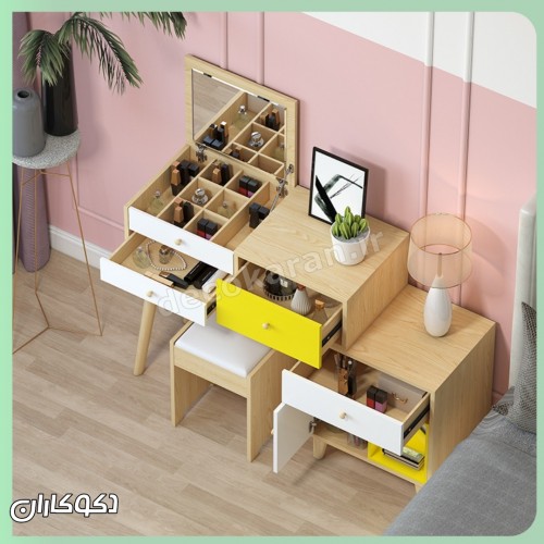 میز آرایش متحرک دکوکاران مدل MZ139