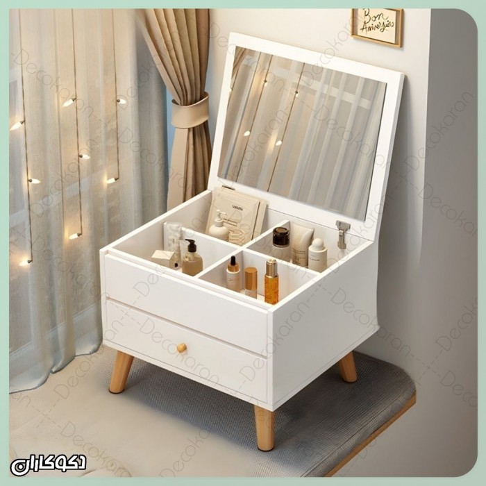 میز آرایش رومیزی مینیمال دکوکاران مدل MZ136