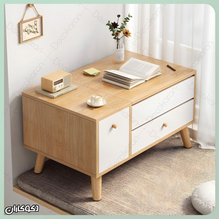 میز آرایش رومیزی مینیمال دکوکاران مدل MZ136