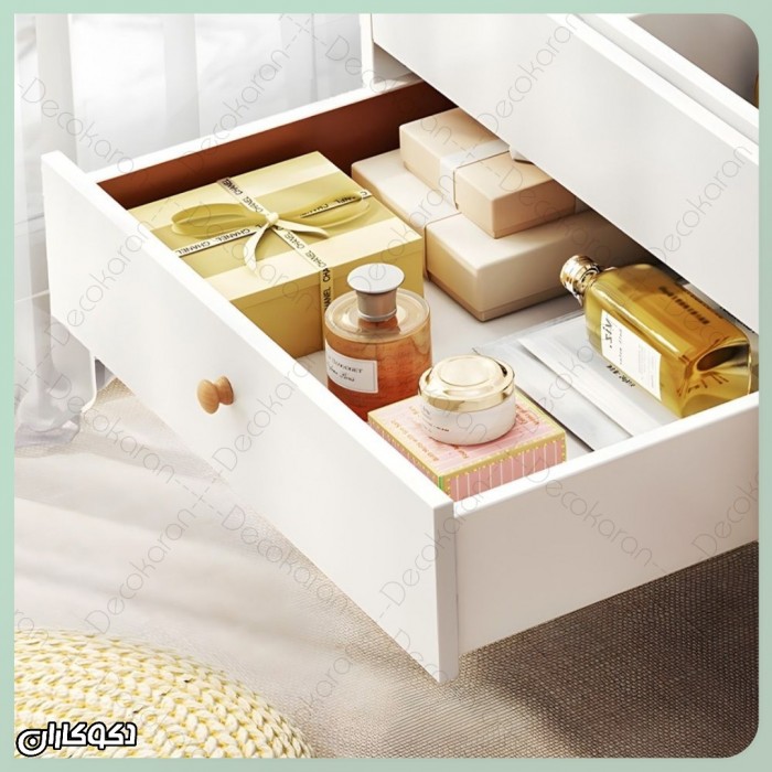 میز آرایش رومیزی مینیمال دکوکاران مدل MZ136