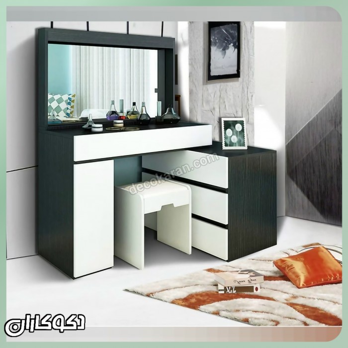 میز آرایش متحرک مدل MZ101 دکوکاران: زیبایی و کارایی در یک قاب