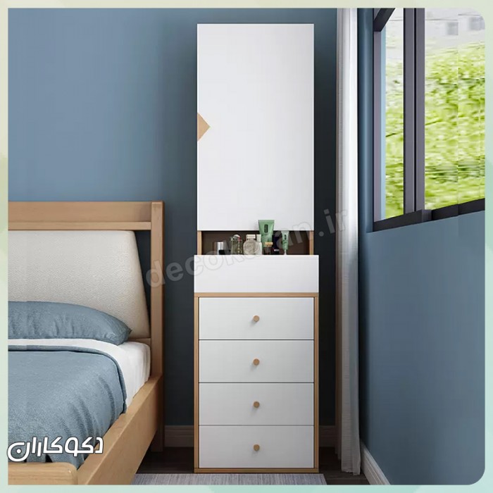 میز آرایشی شیک و کاربردی مدل MZ107 از دکوکاران - ترکیب زیبایی و کارایی
