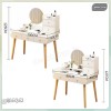 میز آرایش دکوکاران مدل MZ110 - MDF ضد خش با کشوهای ریلی