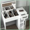 میز آرایش مدرن مدل MZ155 با آینه تاشو | دکوکاران