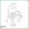 میز آرایش دکوکاران مدل MZ167
