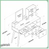 میز آرایش: راهنمای جامع انتخاب، چیدمان و تبدیل آن به زیباترین نقطه اتاق خواب شما