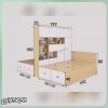  تخت خواب دوقلو مدل TK121 