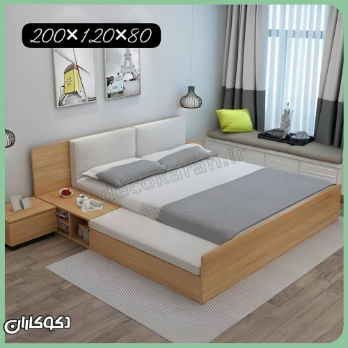 تختخواب دو نفره دکوکاران مدل T142