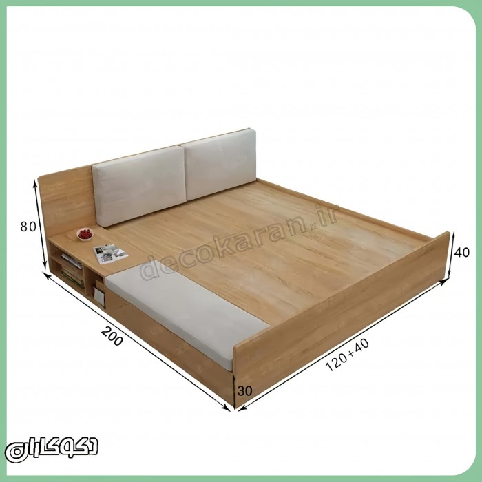 تختخواب دو نفره دکوکاران مدل T142