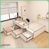 تخت خواب + میز تحریر دکوکاران مدل T143