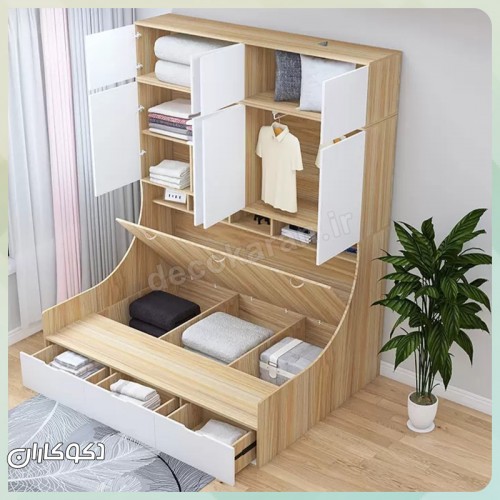 تخت کمد دار دکوکاران مدل tk110
