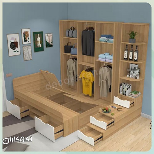 تخت کمددار دکوکاران مدل Tk114