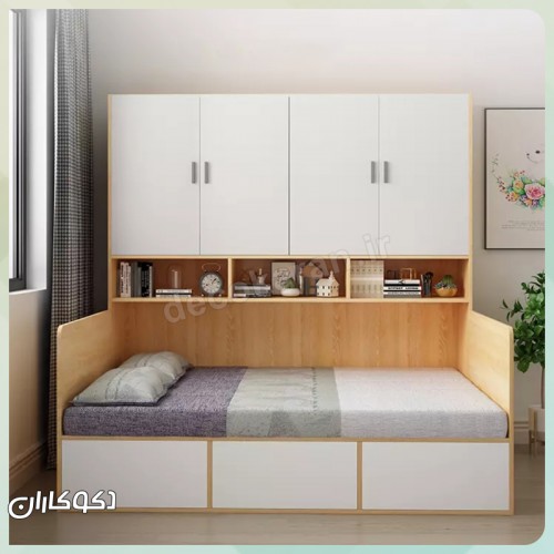 تخت کمد دار دکوکاران مدل Tk105