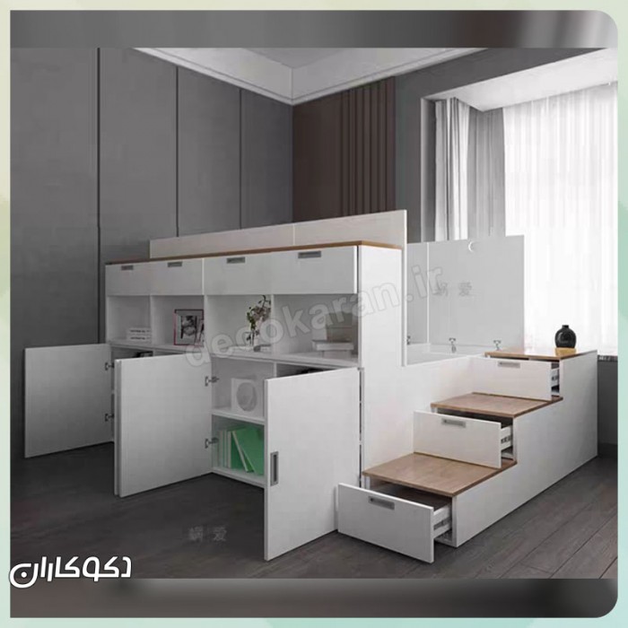 تخت کمد دار دکوکاران مدل Tk101