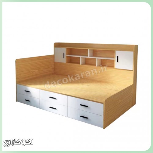 تختخواب کتابخانه دار دکوکاران مدل T127