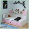 تخت خواب کتابخانه دار مدل T146