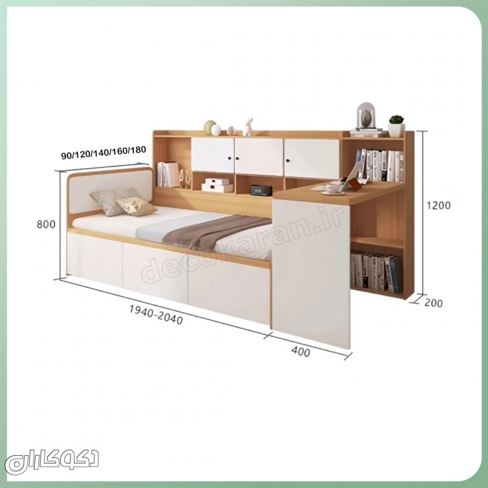 تختخواب دکوکاران مدل T132