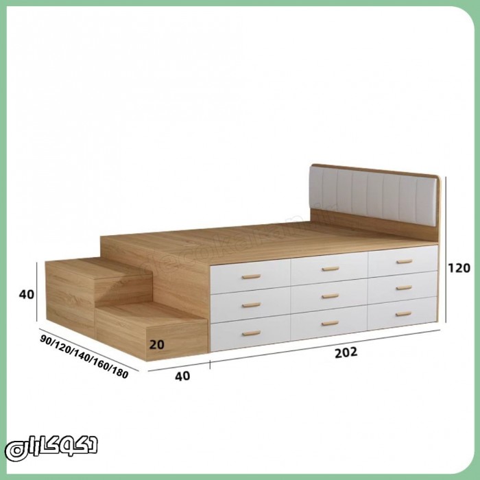 تختخواب دکوکاران مدل T133