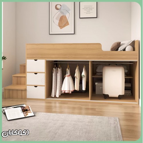 تختخواب کمددار دکوکاران مدل TK120 تختخواب کمددار دکوکاران مدل TK120