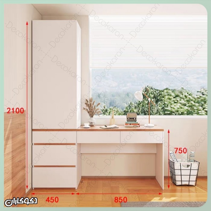 میز تحریر MTK161؛ جادار، چندکاره و شیک برای هر فضای خانه