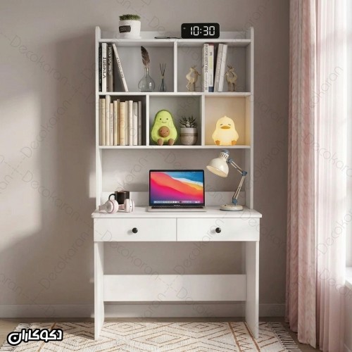 خرید میز تحریر کتابخانه دار مدل MTK100 دکوکاران