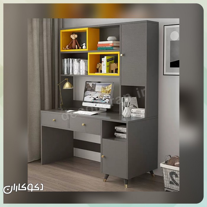 میز تحریر کتابخانه‌دار دکوکاران مدل MTK134