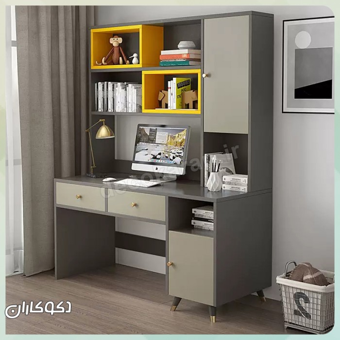 میز تحریر کتابخانه‌دار دکوکاران مدل MTK134