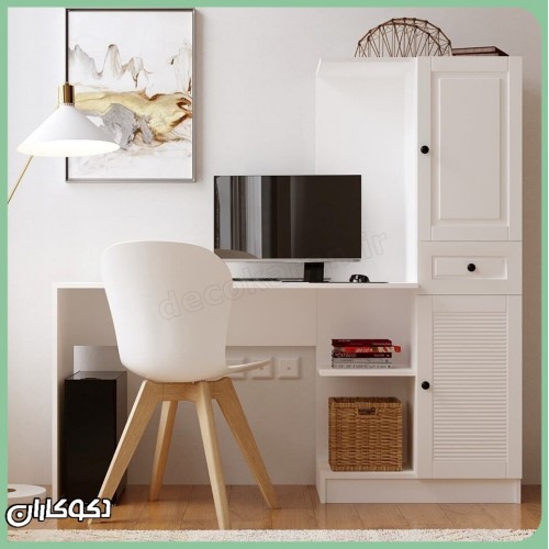 میز تحریر کتابخانه دار دکوکاران مدل MTK147