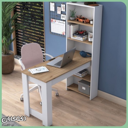 میز تحریر کتابخانه دار دکوکاران مدل MTK148