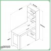 میز تحریر کتابخانه دار دکوکاران مدل MTK148