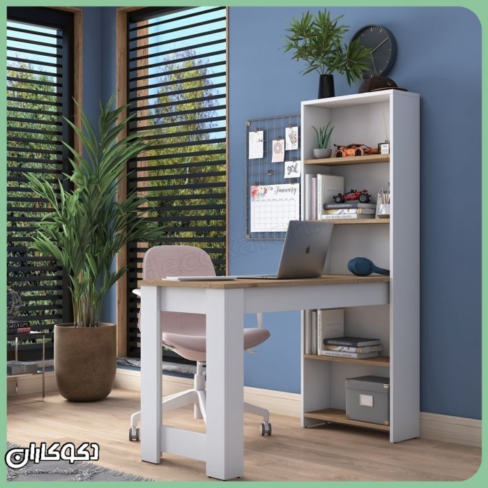 میز تحریر کتابخانه دار دکوکاران مدل MTK148