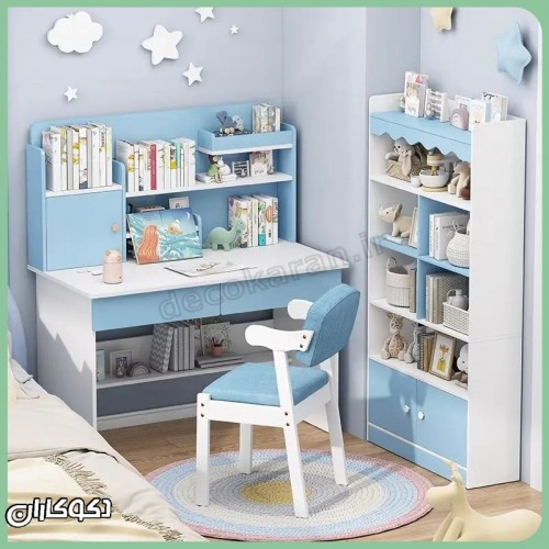 میز تحریر کتابخانه دار دکوکاران مدل MTK157
