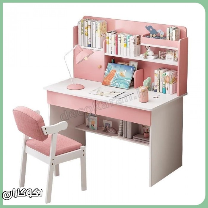 میز تحریر کتابخانه دار دکوکاران مدل MTK157