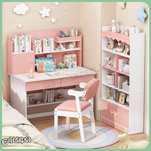 میز تحریر کتابخانه دار دکوکاران مدل MTK157