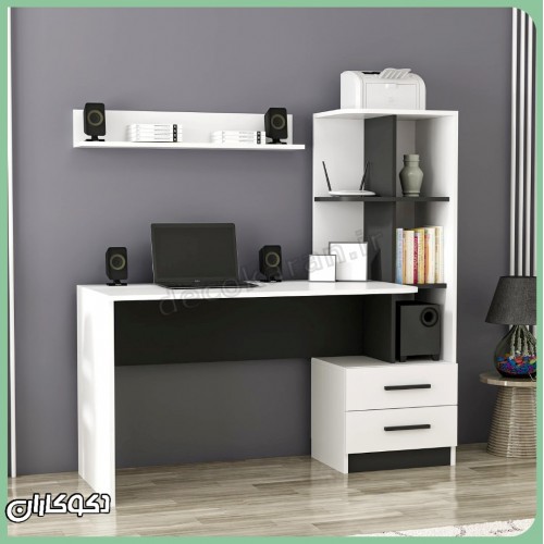 میز تحریر کتابخانه دار دکوکاران مدل MTK159