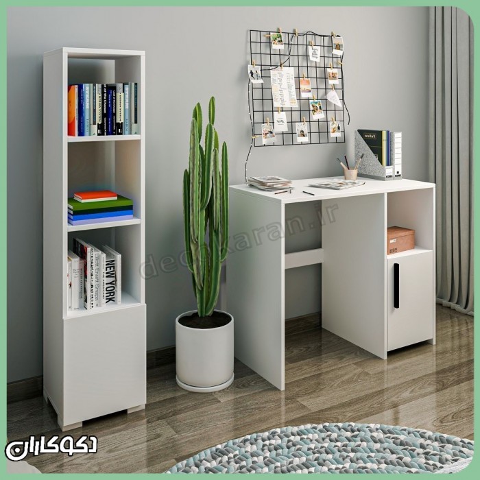 میز تحریر کتابخانه دار دکوکاران مدل MTK160