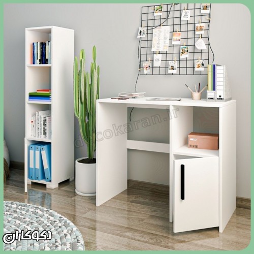 میز تحریر کتابخانه دار دکوکاران مدل MTK160