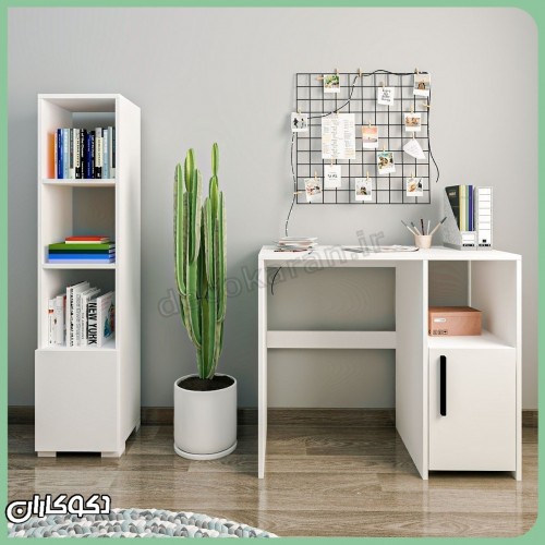 میز تحریر کتابخانه دار دکوکاران مدل MTK160