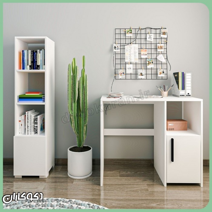 میز تحریر کتابخانه دار دکوکاران مدل MTK160