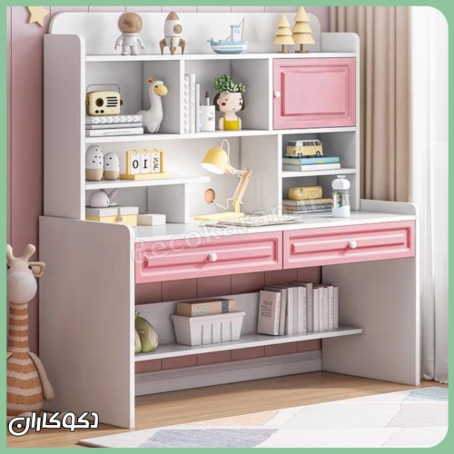 میز تحریر کتابخانه دار کودک دکوکاران مدل MTK125