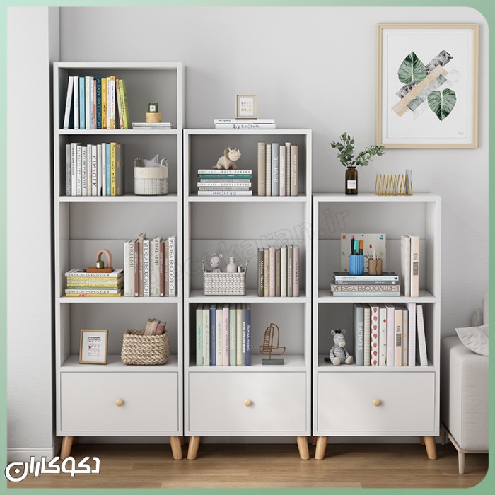 کتابخانه ست مدرن K100 | اثری هنری برای خلق فضایی پویا و منحصربه‌فرد