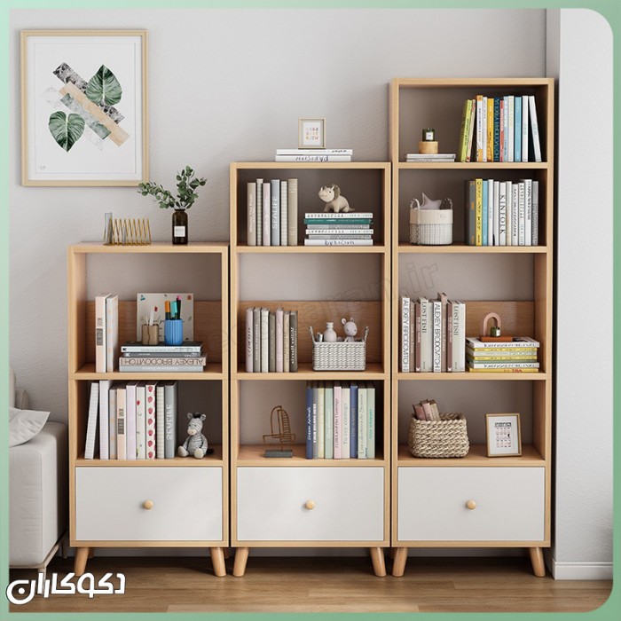 کتابخانه ست مدرن K100 | اثری هنری برای خلق فضایی پویا و منحصربه‌فرد