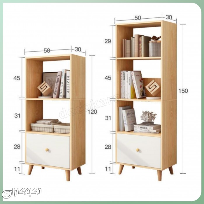 کتابخانه ست مدرن K100 | اثری هنری برای خلق فضایی پویا و منحصربه‌فرد