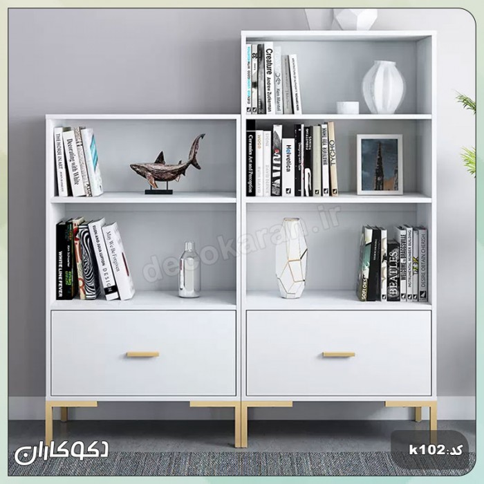 کتابخانه مدرن K102: یک اثر هنری ماژولار در دکوراسیون شما